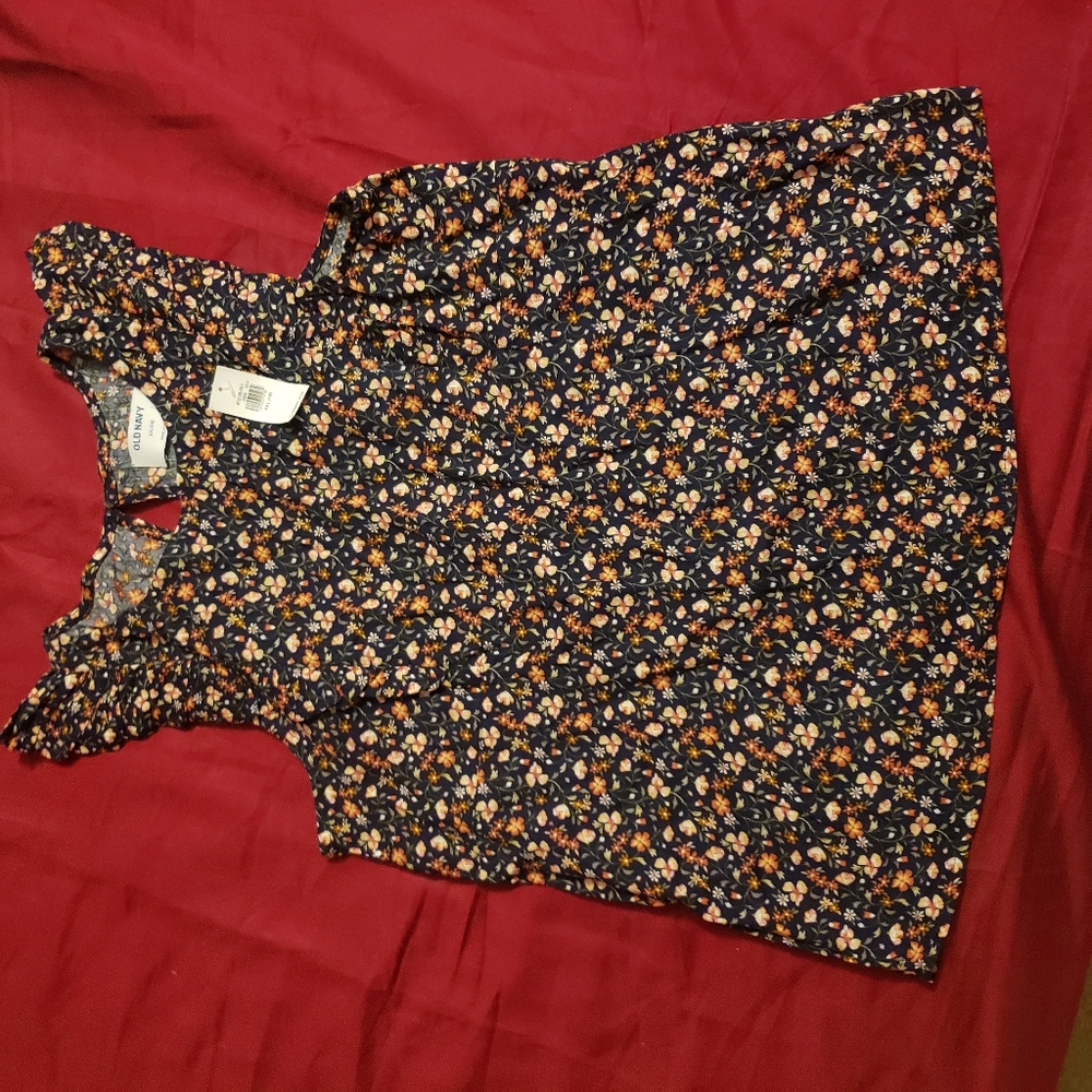 Kids Floral Print Shirt Big Girls (18)